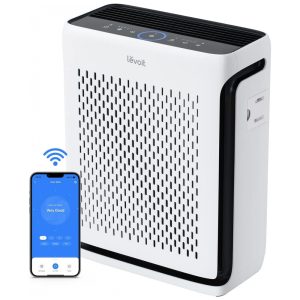 Purificador de Ar Inteligente com Filtro HEPA e Sensores para 102 m2 LEVOIT Branco
