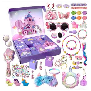 Calendário do Advento 2025 para Crianças - Unicórnio Presentes Diários de Natal Surpresas para Meninas Sonroi