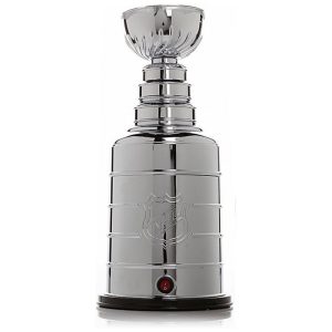 Pipoqueira Elétrica com Tema Liga NHL Stanley Cup Copo Medidor e Fácil de Limpar 110V Uncanny Brands Prata