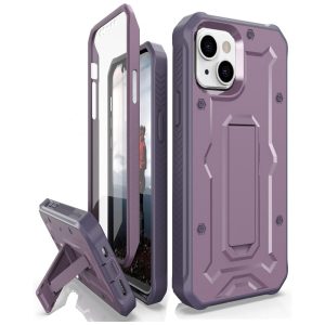Capa para Iphone 13 e 14 de Alta Resistencia Nível Militar CaseBorne Roxa