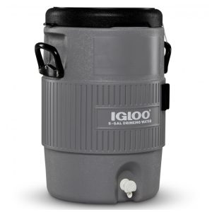 Cooler Térmico para Bebidas 18 L com Dispensador e Porta Copos IGLOO Cinza
