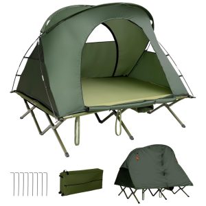 Barraca Suspensa Portátil para Acampamento Camping TANGKULA 10152tent Verde