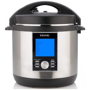 Panela de Pressão Elétrica 6L com 33 Predefinições e Visor LCD 110V 1300W Zavor ZSELL02 Prata
