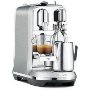 Cafeteira Elétrica Expresso 1.5L 19Bar 1600W Aço Inoxidável BREVILLE BNE800BSSUSC Prateado