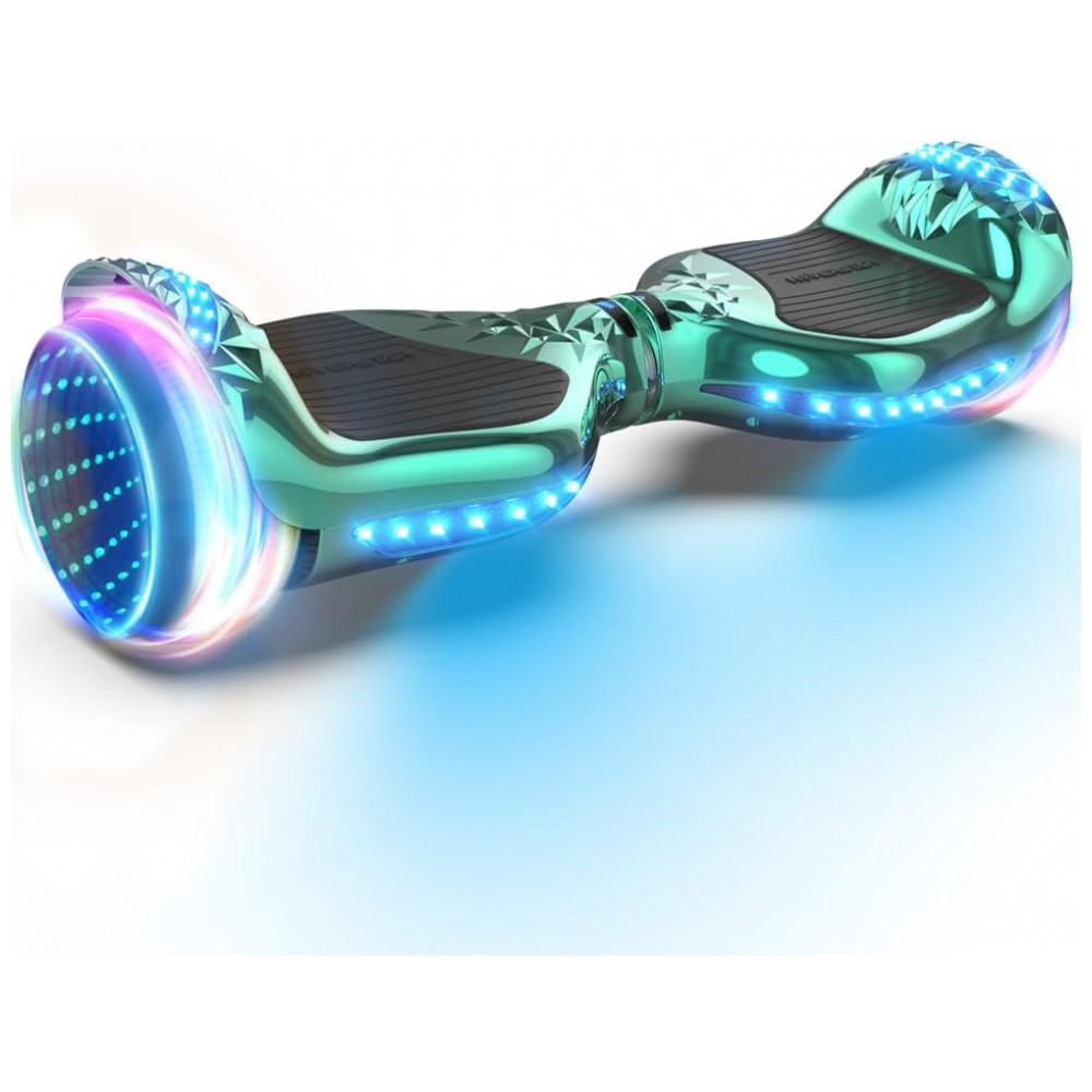 Hoverboard XERATH All Terrain para Adultos, com Alto-falantes Bluetooth, Sistema de Controle Autoequilibrado, Luzes de LED Brilhantes e Rodas Piscante