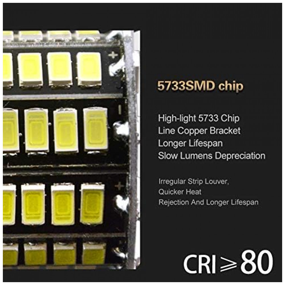 YSJX Lâmpadas LED Milho 10W, Pacote com 10 Unidades, Base E27, AC85V-265V, SMD5733, Luz Branca Quente, Sem Flicker, Econômicas,Generic - Imagem 6