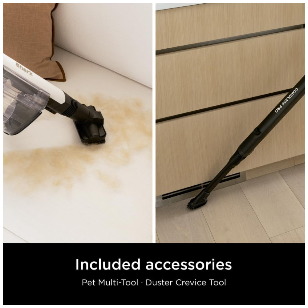 Aspirador de Pó Multifuncional sem Fio com Acessórios 110V Shark IZ562H Pro Azul - Imagem 7