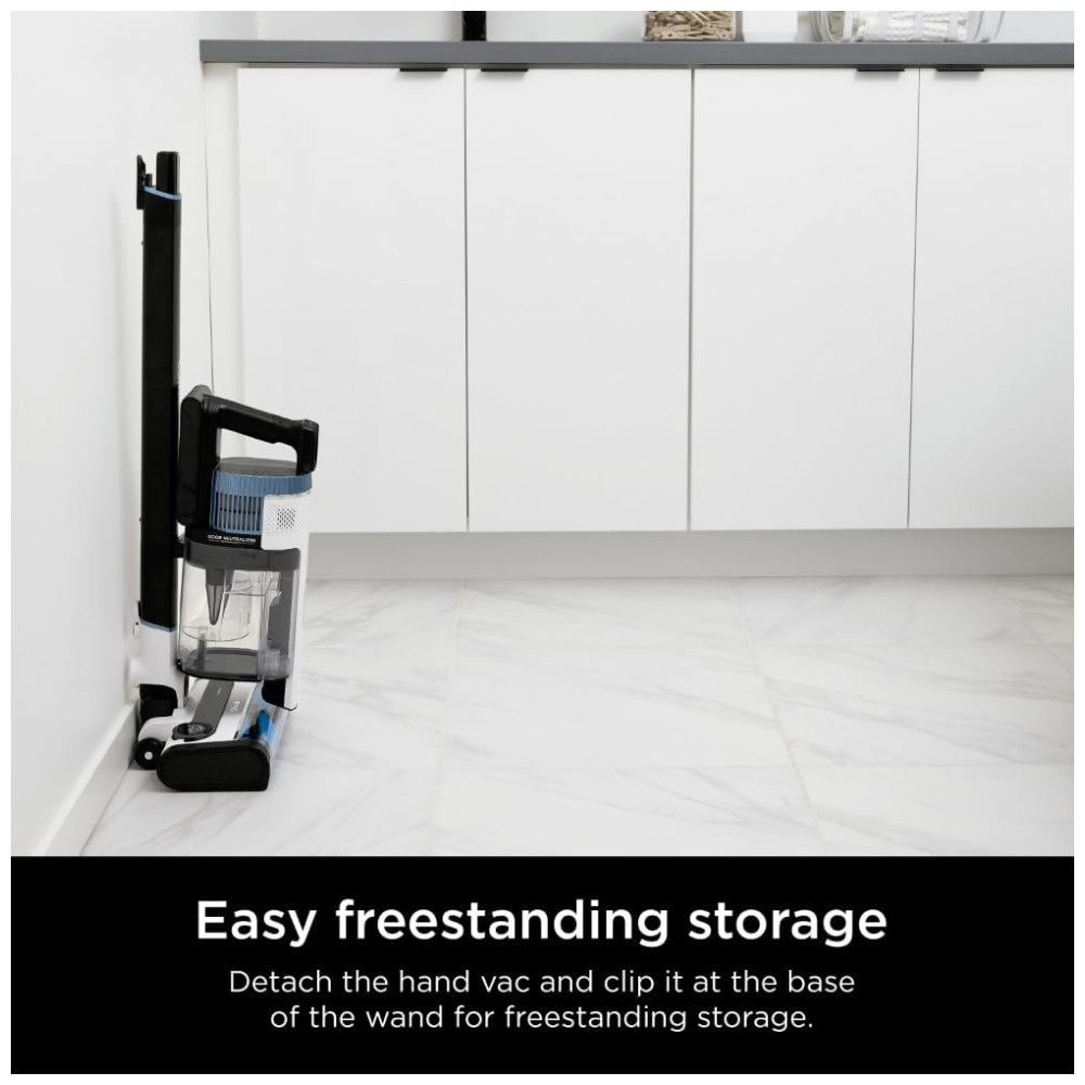 Aspirador de Pó Multifuncional sem Fio com Acessórios 110V Shark IZ562H Pro Azul - Imagem 9