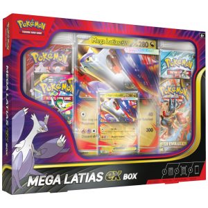 Box de cartas Pokémon TCG Mega Latias EX The Pokémon Company multicolorido com 4 boosters