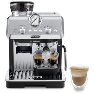 Cafeteira Elétrica Expresso 1L Aço Inox 110v DELONGHI EC9155MB Prateado