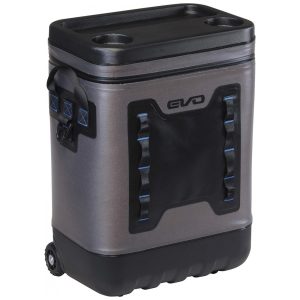 Cooler Térmico Portátil 25 Litros com Alça de 4 Estágios e Rodas Evolution Outdoor Preto