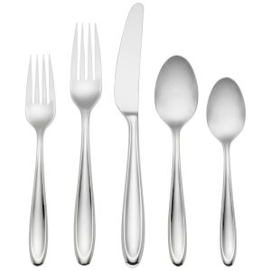 Conjunto de Talheres Sofisticação e Durabilidade para Sua Casa com 65 Peças e Material de Aço Inoxidável LENOX Cantera Prata