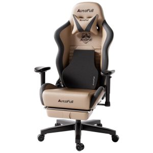 Cadeira de Escritório Gamer Reclinável e Ergonômica com Apoio de Braço Ajustável AUTOFULL AF083ZPJA CB Marrom