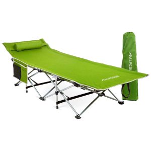 Cama Acampamento Camping Dobrável Portátil até 136 kg ALPCOUR Verde