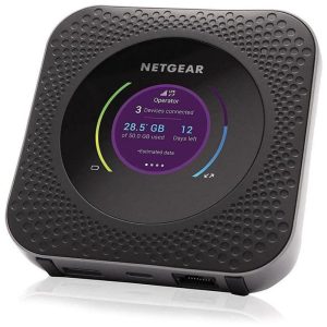 Nighthawk M1 Roteador Wi Fi Hotspot 4G Vel 1Gbps 20 Aparelhos Desbloqueado NETGEAR MR1100 100NAS Preto