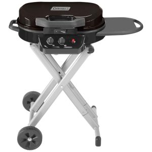Churrasqueira a Gás portátil com 2 queimadores preto COLEMAN Preto