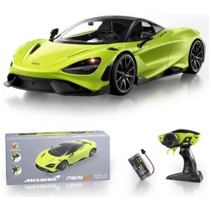 Carrinho de Controle Remoto McLaren Licenciado Escala 1:12 até 12 km h MIEBELY Verde