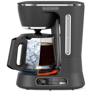 Máquina de Café Digital 12 xícaras com Desligamento Automático até 4H 110V 900W BLACK+DECKER Preta