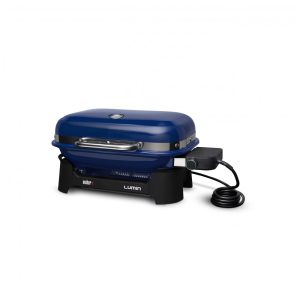Churrasqueira Elétrica Portátil Externa sem Suporte 110V Weber Lumin Azul Escuro