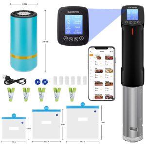 Inkbird Termocirculador Elétrico Ultra Silencioso para até 20L 1000W 110V Preto