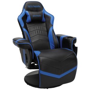 Cadeira de Escritório Gamer Reclinável e Ergonômica RESPAWN RSP 900 BLU Azul