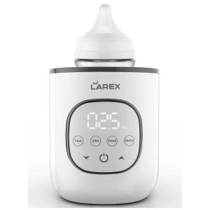 Aquecedor de Mamadeiras 8 em 1 para Fórmula ou Leite Materno com Temporizador 110V Larex Branco