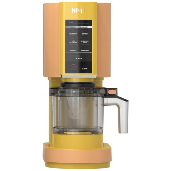 Ninja CREAMi Máquina de Sorvete para Gelato, Milkshakes, Sorbets, Tigelas de Smoothie, 7 Programas OneTouch, com 2 Potes de 473ml, Tamanho Compacto,