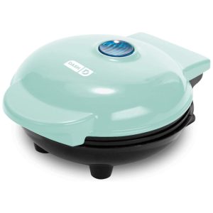 Máquina de Waffle Aço Inoxidável Az  110v DASH DMG001AQ Azul Claro