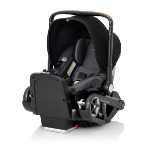 Cadeira de Bebê para Carro 2 em 1 com Rodas para Transporte e Instalação Prática Evenflo Shyft DualRide Cinza