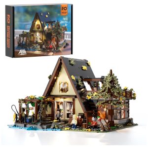 Kit de Construção A Frame 2061 Peças para Crianças a Partir de 16 Anos FUNWHOLE Marrom