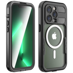 Capa para Iphone 14 Pro à Prova dÁgua Zimu Joy Preta