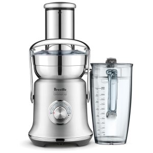 Centrífuga de Frutas 2L em Aço Inoxidável Escovado com Tecnologia Cold Spin Controle de Polpa e Lâmina Removível 110V 1200W Breville XL Pro Prata