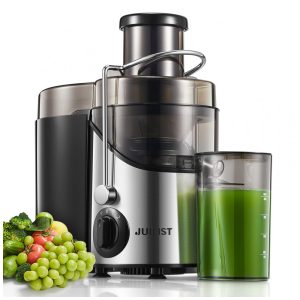 Centrifuga de Frutas e Vegetais com 3 Velocidades 110V 400W Juilist Prata