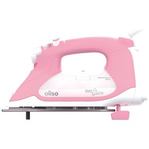 Oliso TG1600 Pro Plus Ferro de Passar á Vapor c Desligamento Automático 1800W 110W Rosa