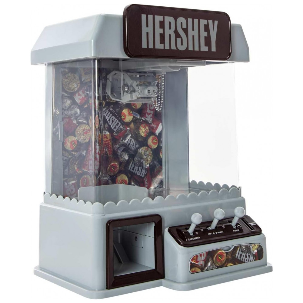 Máquina de Garra Marrom Hershey’s (Well Played) – Arcade Infantil com 12 Bolas‑Prêmio, 20 Fichas, Cabo USB e 4 Pilhas AA - Imagem 3
