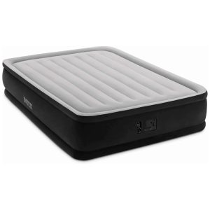 Cama Colchão Cama Inflável com Bomba Elétrica Interna Altura da Cama 40 INTEX 64717MZ Preto