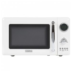 Forno micro-ondas HADEN 20L 700W creme digital degelo 5 níveis mesa com trava de segurança 110V
