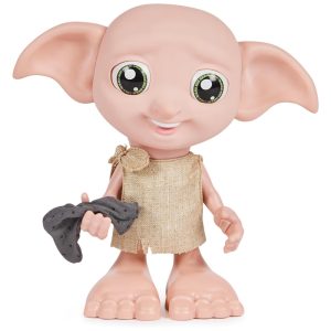 Boneco Elfo Dobby Mágico Interativo Harry Potter com com Meia Mais de 30 Sons e Frases para Crianças Acima de 6 Anos Wizarding World 6067280