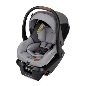 Cadeira de Bebe para Carro Leve é ​​Fácil de Transportar com Alça Ergonômica Oferece Amortecimento com Almofadas Removíveis Maxi-Cosi Maxi-Cosi's Mico™ Luxe Cinza