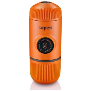 Mini Cafeteira Portátil Manual 18 Bar 100 mL WACACO NANOPRESSO ORANGE FBA Laranja