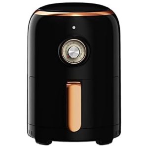 Fritadeira elétrica sem óleo Aria Air Fryers retrô preta cesto cerâmico 19L 800W antiaderente dials analógicos fácil limpeza 110V