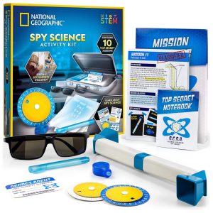 Kit Infantil National Geographic Blue Marble Multicolorido Completo Dez Missões Acessórios STEM Oito Anos Acima