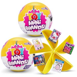 5 Surprise Toy Mini Brands Série 3 da ZURU (Pacote Com 2 Unidades) Com Brinquedos Colecionáveis Surpresa.