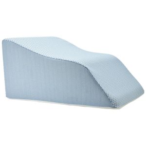 Almofada Ortopédica Lounge Doctor Azul Claro Pequena Apoio para Pernas Espuma Firme Capa Removível 53 x 46 x 28 cm Design Anatômico
