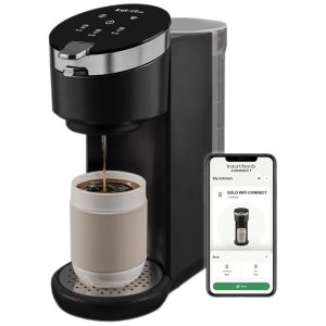 Máquina de Café 11L com APP para Celular e 3 Tamanhos de Preparação 110V 1000W Instant Preta