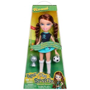 Boneca de Moda Bratz Play Sportz Roxxi com Acessórios Futebol