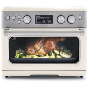 Forno Elétrico com Função Airfryer 13 Predefinições e Interior Antiaderente 110V 1800W GreenPan Creme