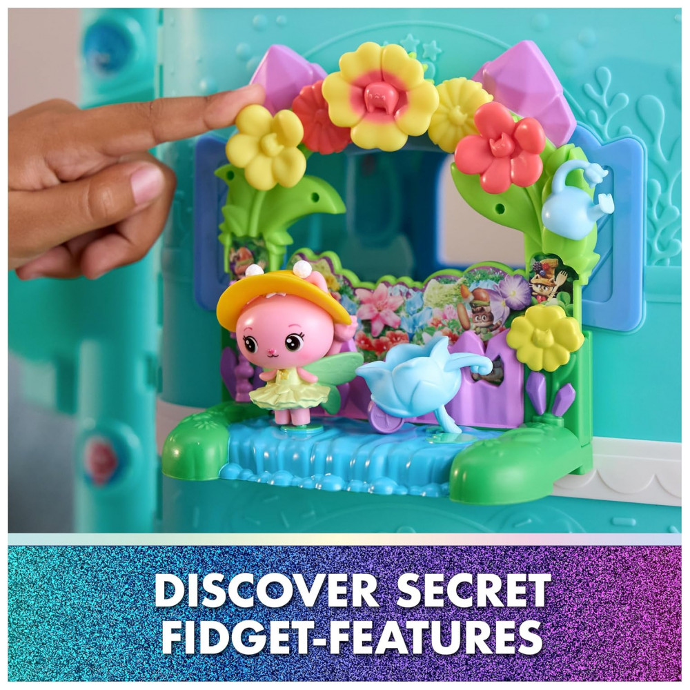 Gabbys Dollhouse, Jardim da Rainha Gatinha Fada na Sacada, com Acessórios para Boneca e Brinquedo, para Meninas e Meninos a partir de 3 anos - Imagem 4