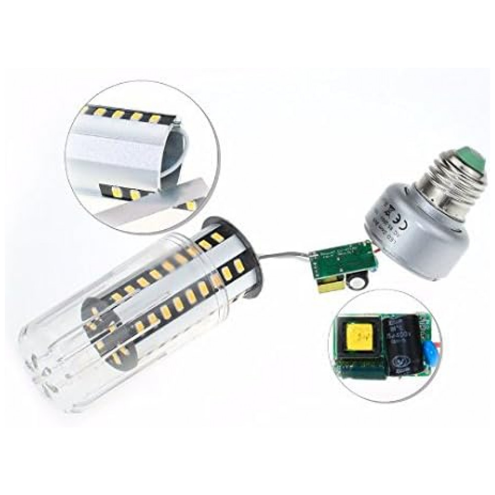 Lâmpadas LED Milho 25W 2 Unidades E27 2700K Luz Quente 2000 Lumens, Substitui 180W, Econômicas para Casa, Galpões, Jardim e Quintal,Bulbright - Imagem 4