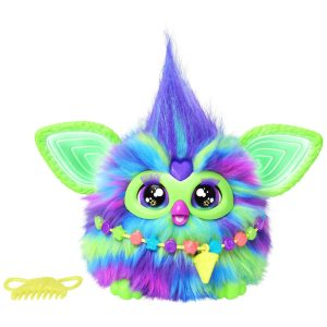 Furby Edição Galáxia Brilha no Escuro - Brinquedo Interativo de Pelúcia Com 15 Acessórios de Moda Para Meninos e Meninas a Partir de 6 Anos